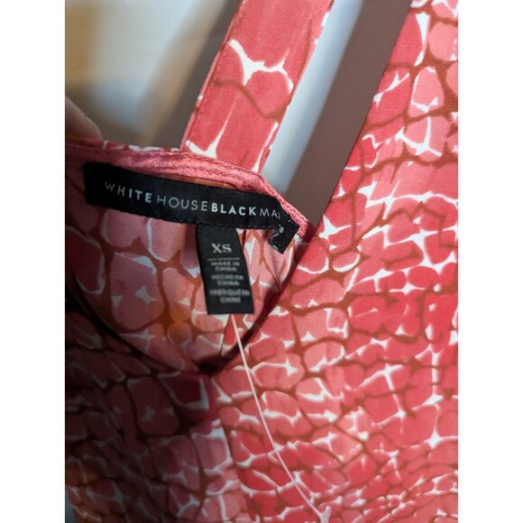 WHITE HOUSE BLACK MARKET Tank Top Tunic Layered Geometric Strappy Back Boho XS - Picture 9 of 11